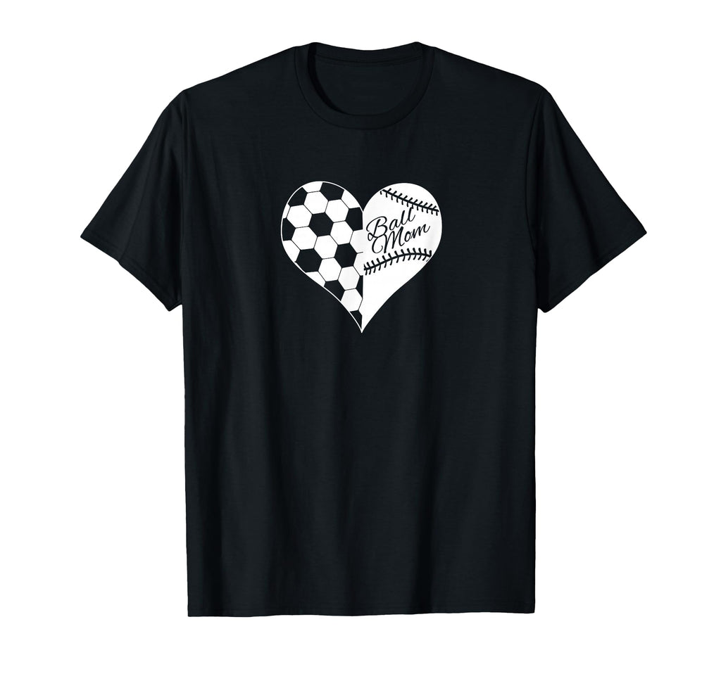 Baseball Laces Soccer Ball Pattern T-Shirt - Minimalist Print for Adults