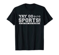 Funny Football Soccer Basketball T-Shirt - Minimalist Print for Adults