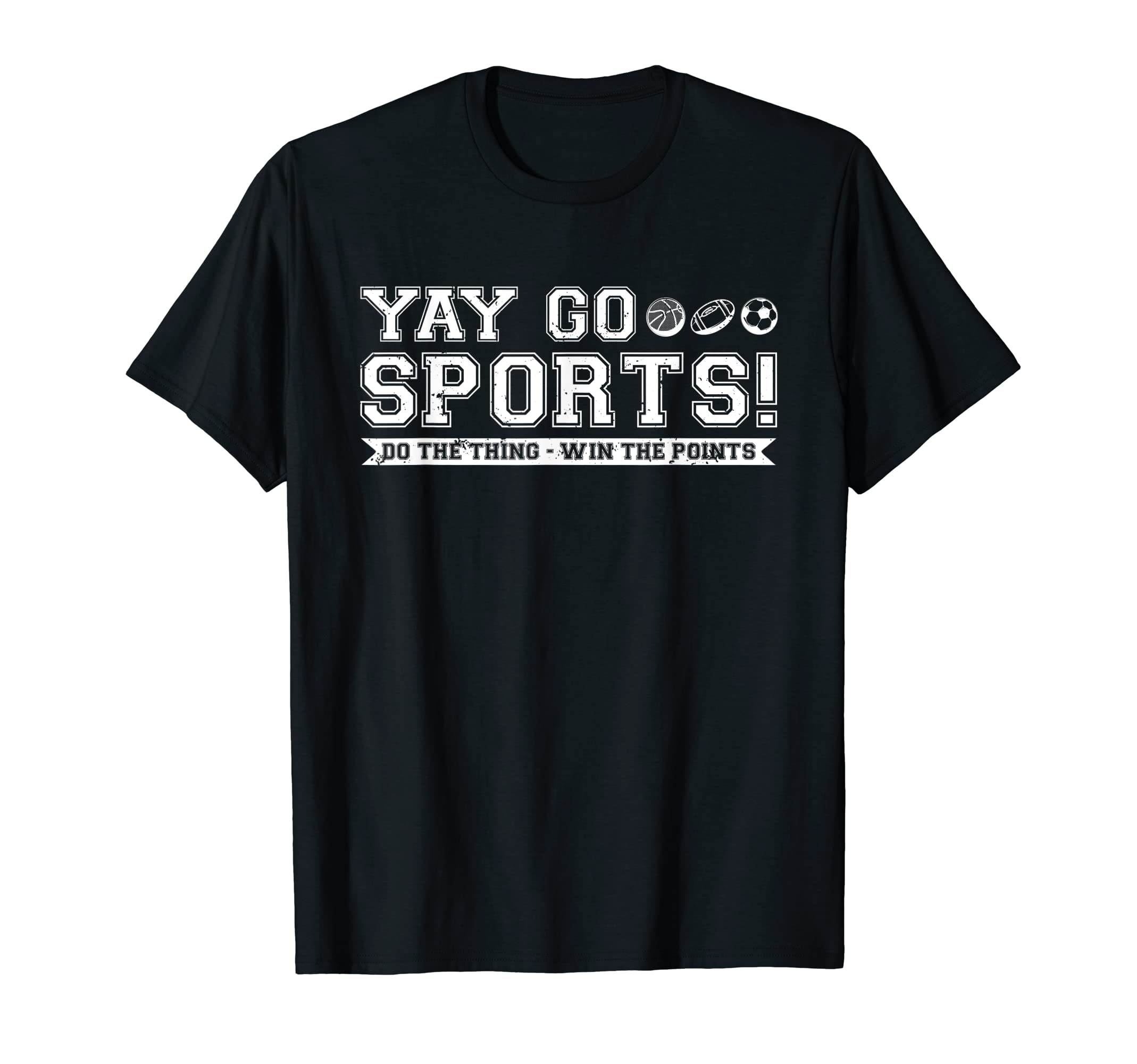 Funny Football Soccer Basketball T-Shirt - Minimalist Print for Adults