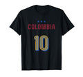 Colombia Soccer 10 Football Game Fan T-Shirt - Aesthetic Graphic Men Women