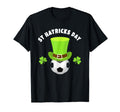 Soccer Strikers St Hatricks Day Pun T-Shirt - Custom Art Print for Adults