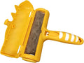 Pet Hair Remover Roller - Lint Roller for pet Hair - Self Cleaning Dog & Cat Hair Remover - Remove Dog, Cat Hair from Furniture, Carpets, Bedding, Clothing and More. Orange