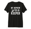 Mens My Nephew Is Soccer Keeper Uncle T-Shirt - Graphic Print for Adults