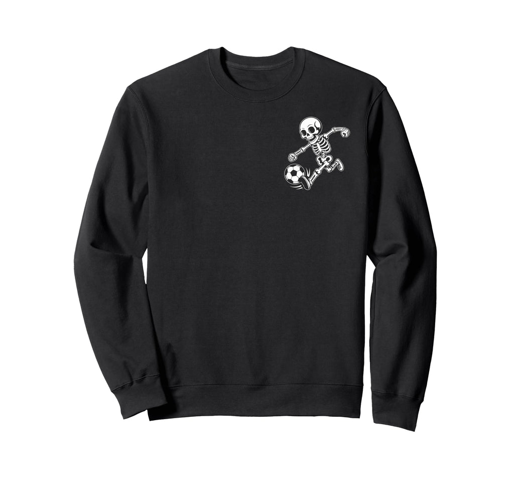 Skeleton Soccer Enthusiast Funny Sweatshirt - Aesthetic Graphic Men Women
