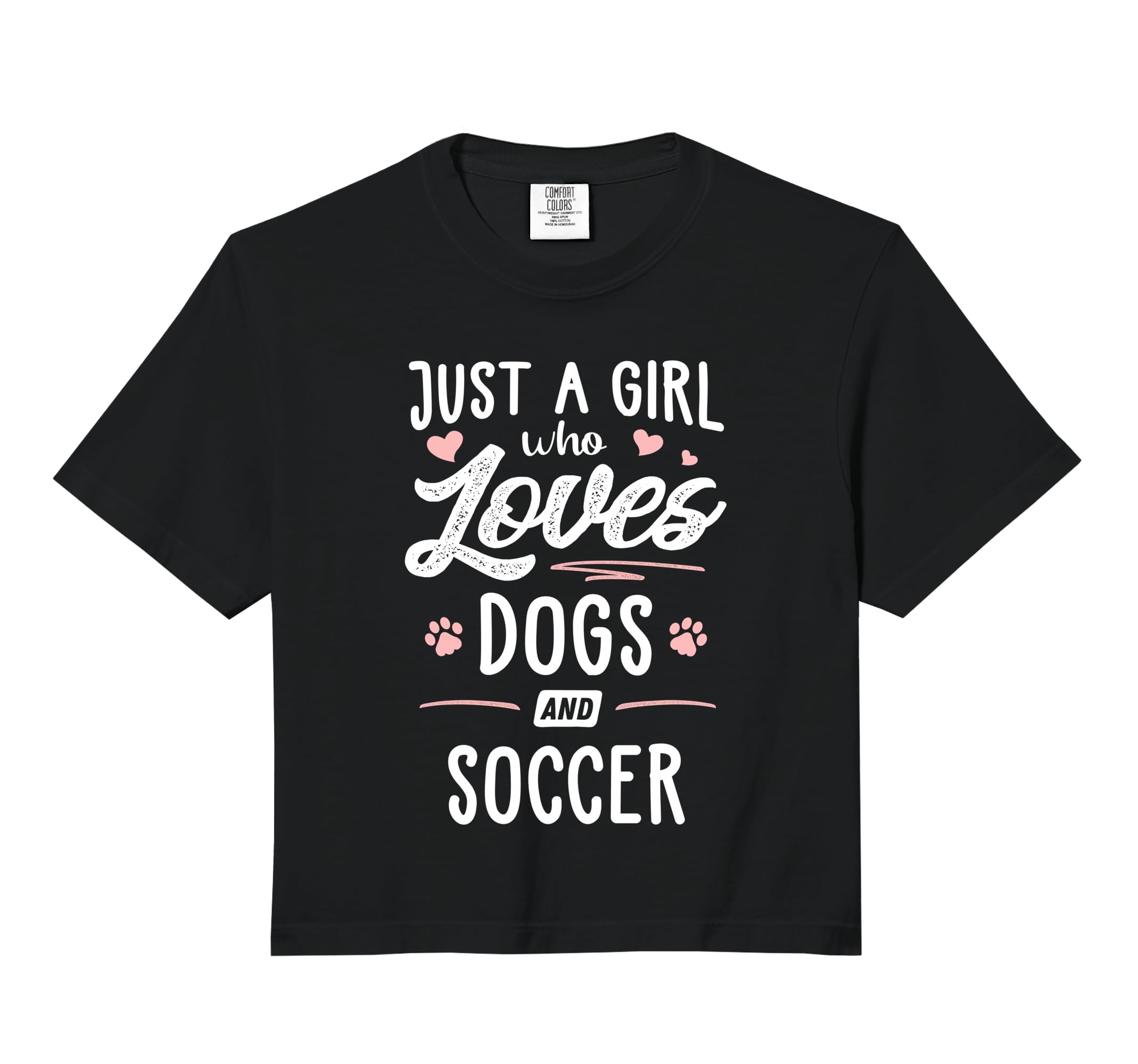 Just Who Loves Dogs And Soccer Gift Dog Hoodie - Minimalist Print Unisex