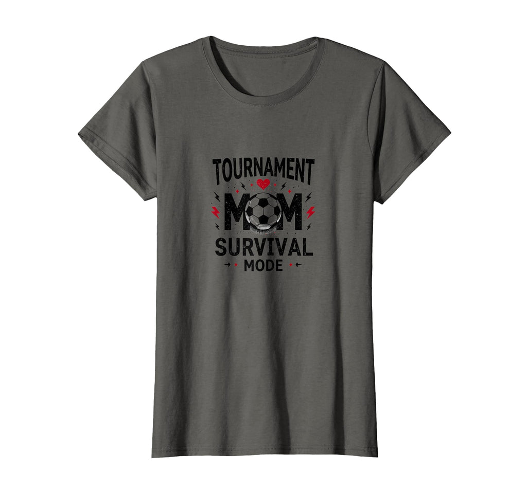 Tournament Senior Flag Football Mom T-Shirt - Custom Art Print for Adults