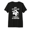 Soccer Keeper Step Mom Soccer Goalie T-Shirt - Minimalist Print for Adults