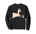 Soccer Llama Sweatshirt - Trendy Graphic Men Women