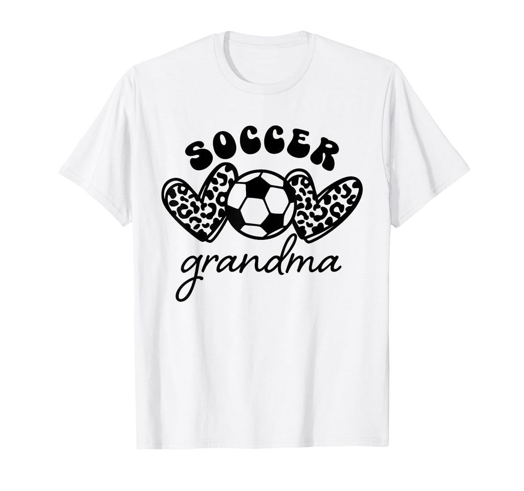 Soccer Grandma Soccer Heart T-Shirt - Casual Everyday Wear Men Women