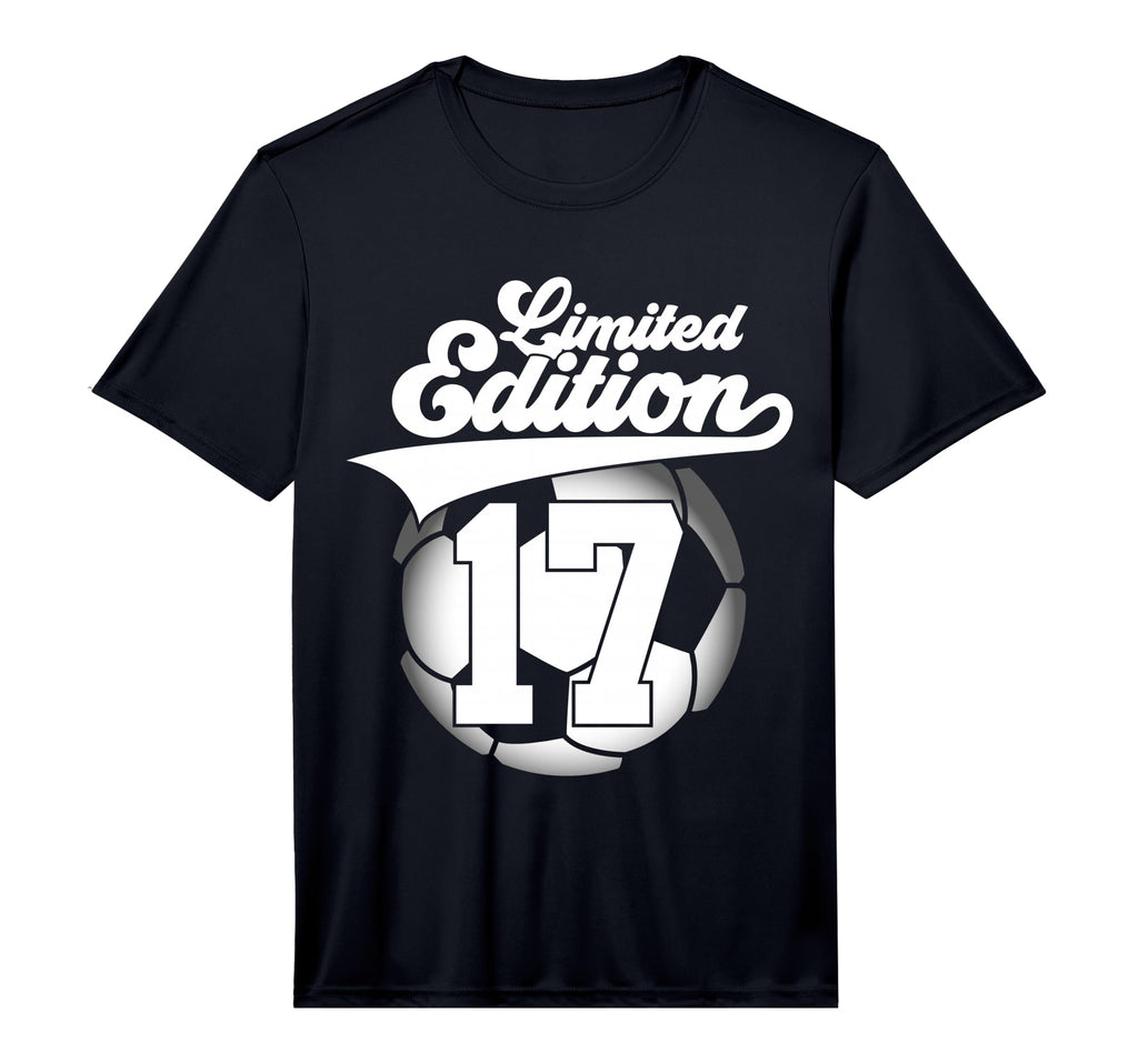 Mens 17 Years Football Soccer 17Th T-Shirt - Minimalist Print Unisex