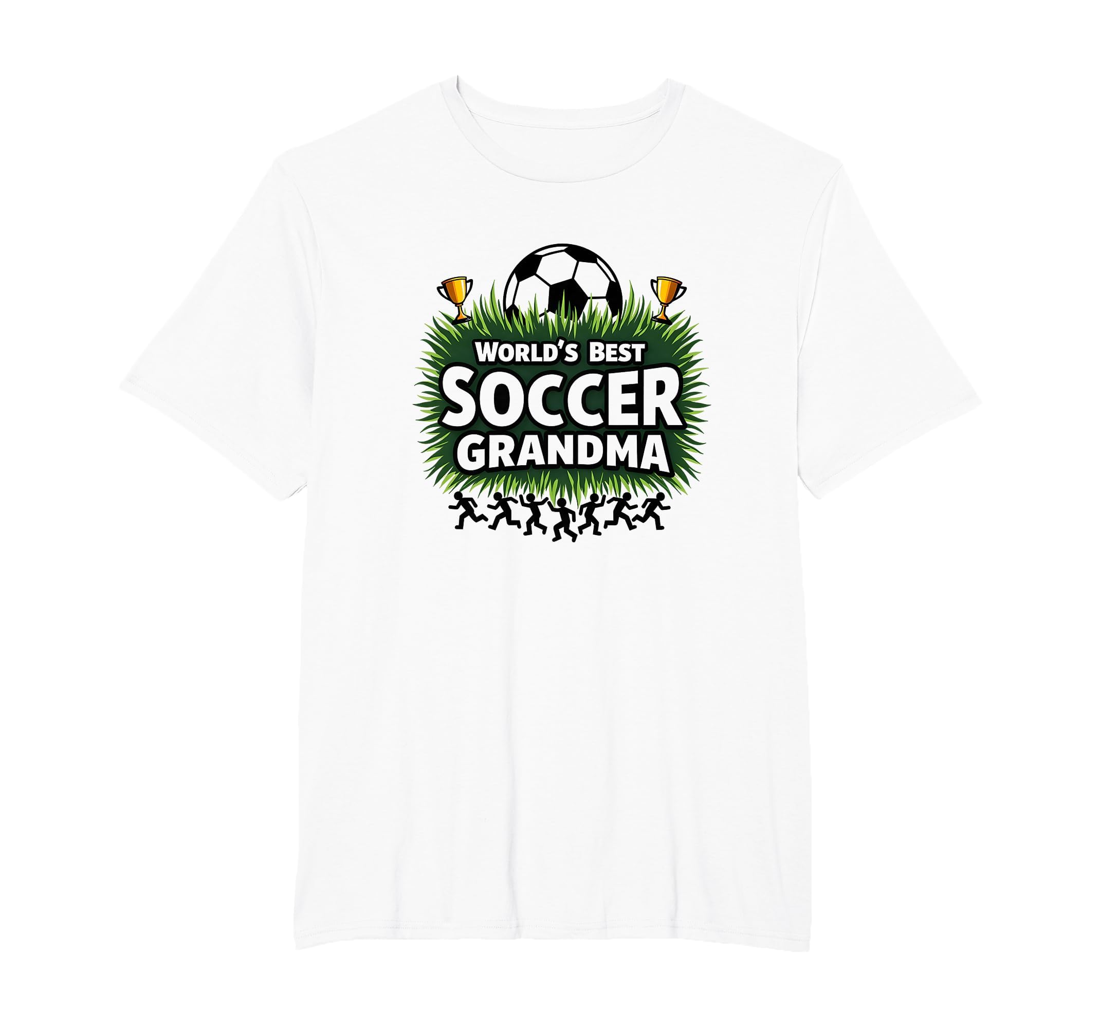 Worlds Best Soccer Grandma Champion T-Shirt - Novelty Apparel Men Women