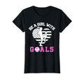 Be Goals Soccer Lover American Flag T-Shirt - Fun Novelty Design Unisex