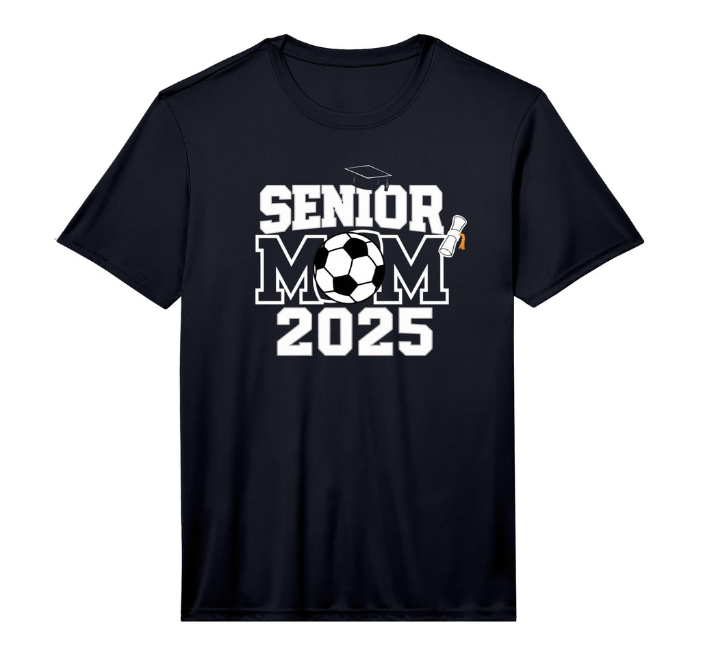 Mens Senior 2025 Soccer Mom High School T-Shirt - Trendy Graphic Unisex