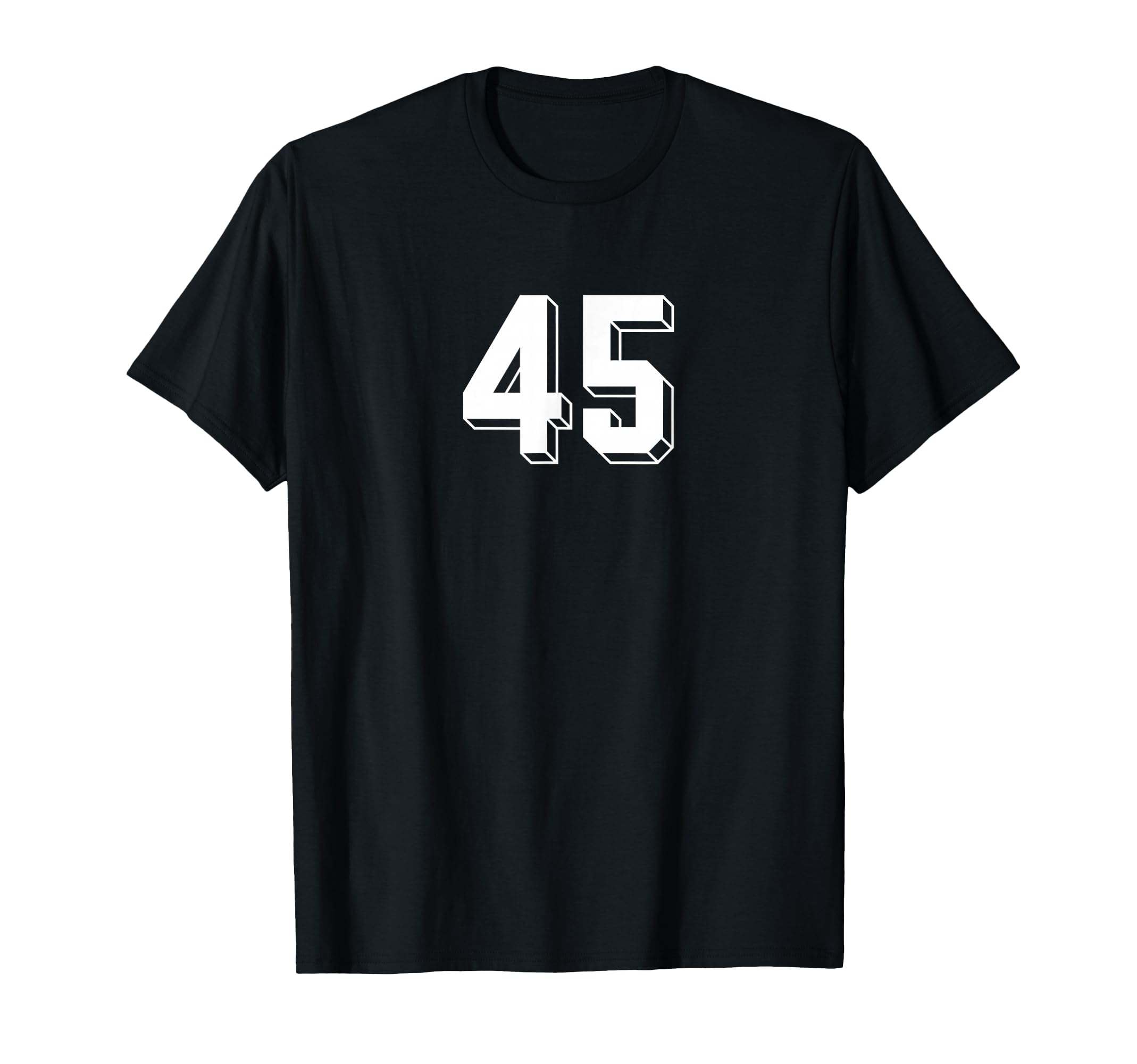 Number 45 80S 90S Soccer Team Jersey T-Shirt - Streetwear Style Unisex