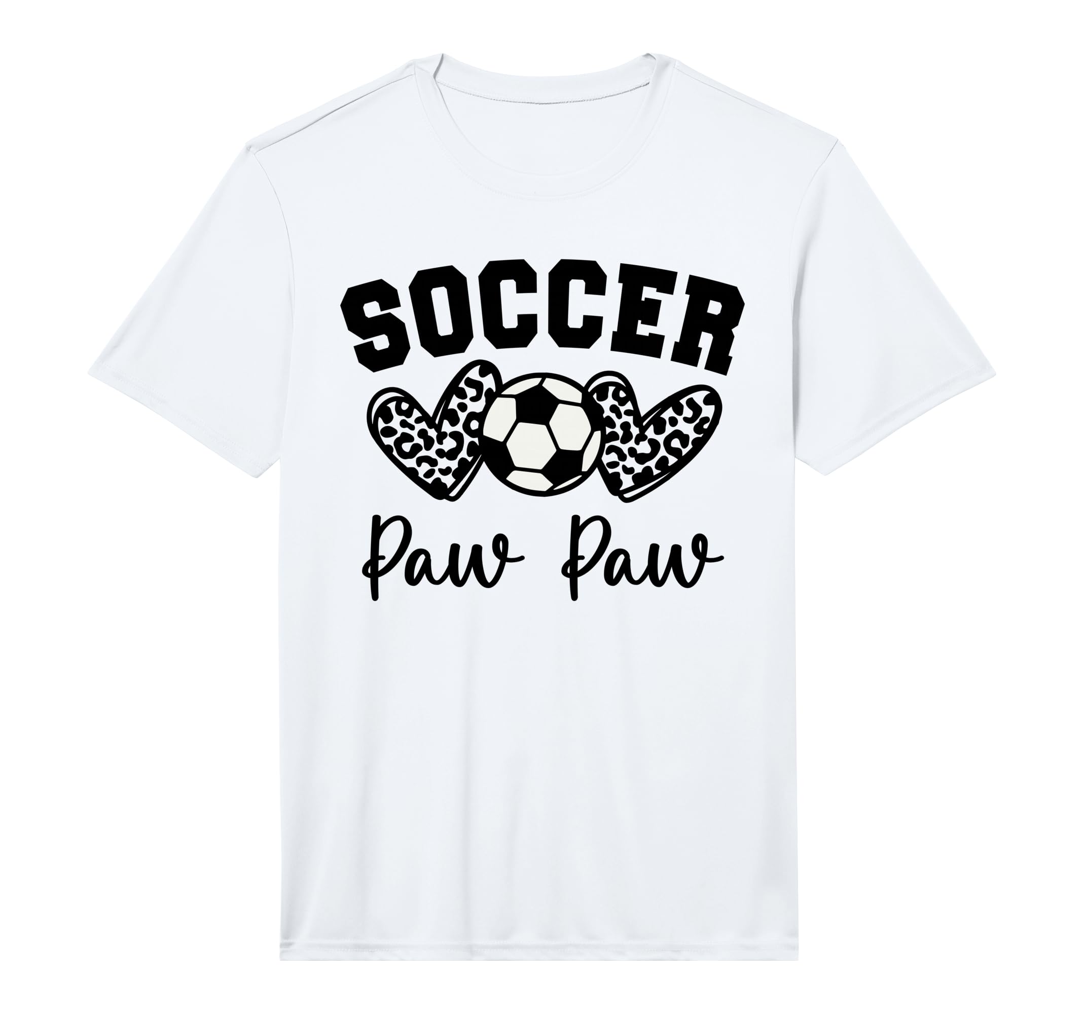 Soccer Paw Paw Matching Family Soccer T-Shirt - Fun Novelty Design Unisex