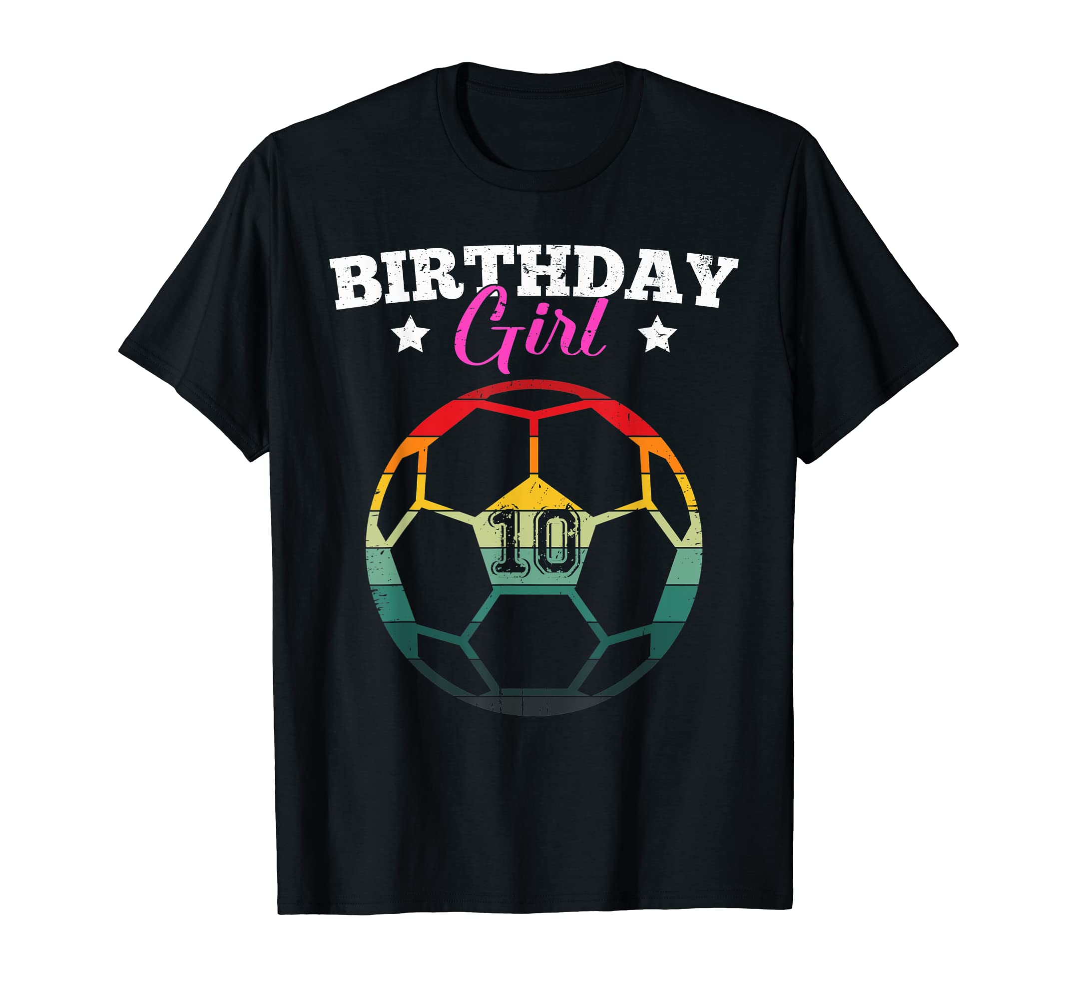 10Th Birthday Soccer Player 10 Years T-Shirt - Graphic Print for Adults