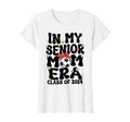 My Senior Soccer Mom Era Groovy T-Shirt - Novelty Apparel for Adults