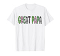 Soccer Great Papa Funny Soccer Birthday T-Shirt - Unique Graphic Unisex