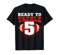 Football 5Th Birthday Player T-Shirt - Fun Novelty Design for Adults