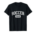 Soccer Dad Funny Lettering T-Shirt - Casual Everyday Wear Men Women