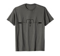 Foosball Goalkeeper Heartbeat Soccer T-Shirt - Streetwear Style Men Women