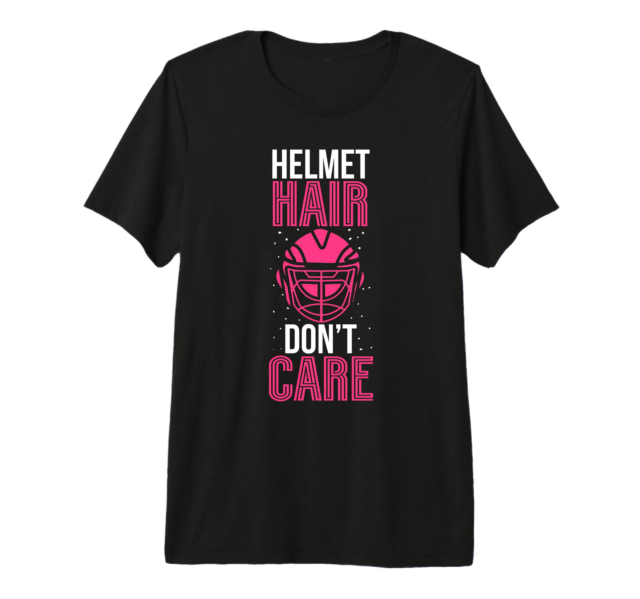 Helmet Hair Field Hockey Goalie Field T-Shirt - Graphic Print Men Women