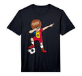 Dabbing Soccer Moldova Jersey Moldovan T-Shirt - Custom Art Print Unisex