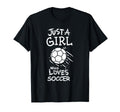 Just Who Loves Soccer T-Shirt - Fun Novelty Design Unisex
