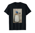 Serving Football Blue Soccer Outfit T-Shirt - Trendy Graphic for Adults