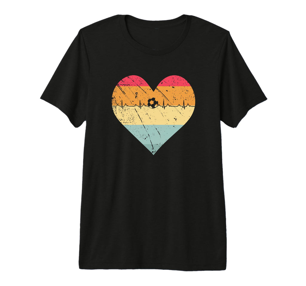 Soccer Heartbeat Soccer Ball Heartbeat T-Shirt - Unique Graphic Men Women