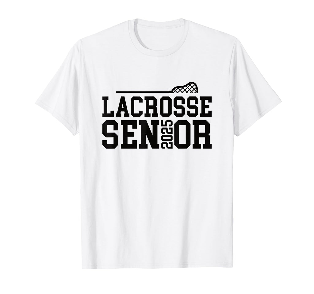 Class 2025 Lacrosse Senior Night T-Shirt - Custom Art Print Unisex