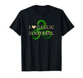 Gaelic Football Heart Celtic T-Shirt - Casual Everyday Wear Men Women