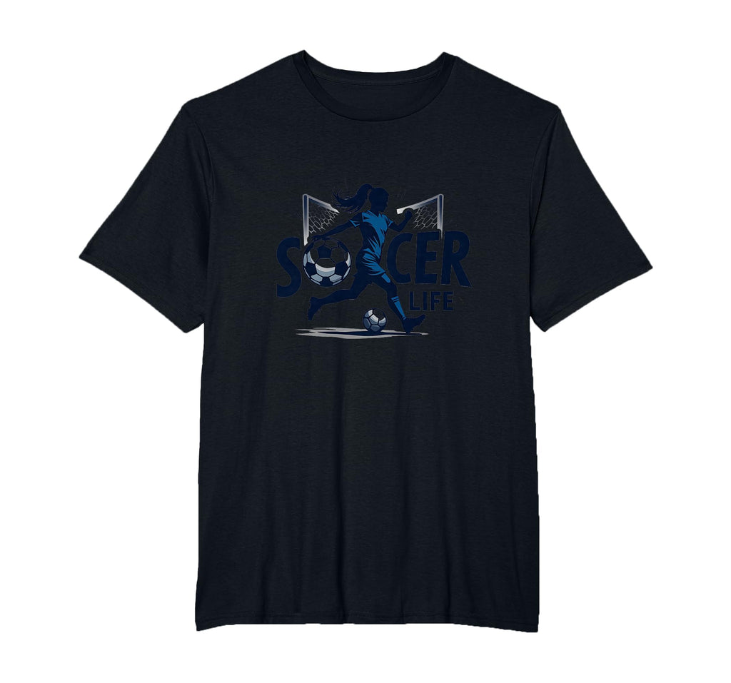Soccer Is Life Womens Passion Beautiful T-Shirt - Minimalist Print Unisex