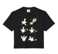 Silly Goose Playing Soccer Player Sweatshirt - Minimalist Print for Adults