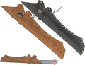 Arrow Quiver Hip Quiver for Arrows Waist Hanged Arrow Holder Adjustable PU Leather Hip Arrows Bag
