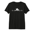 Hockey Goalie Heartbeat Hockey T-Shirt - Streetwear Style Men Women