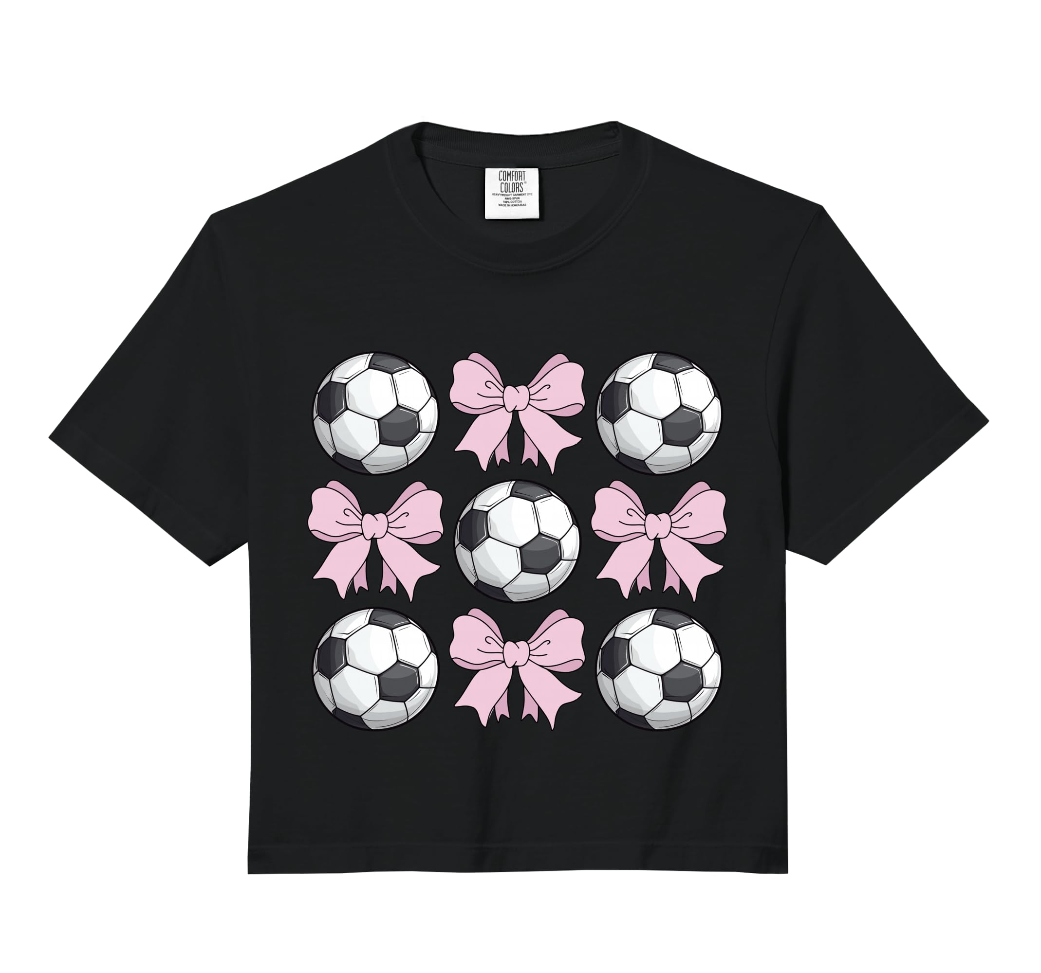 Soccer Coquette Bow Soccer Comfort Sweatshirt - Streetwear Style Men Women