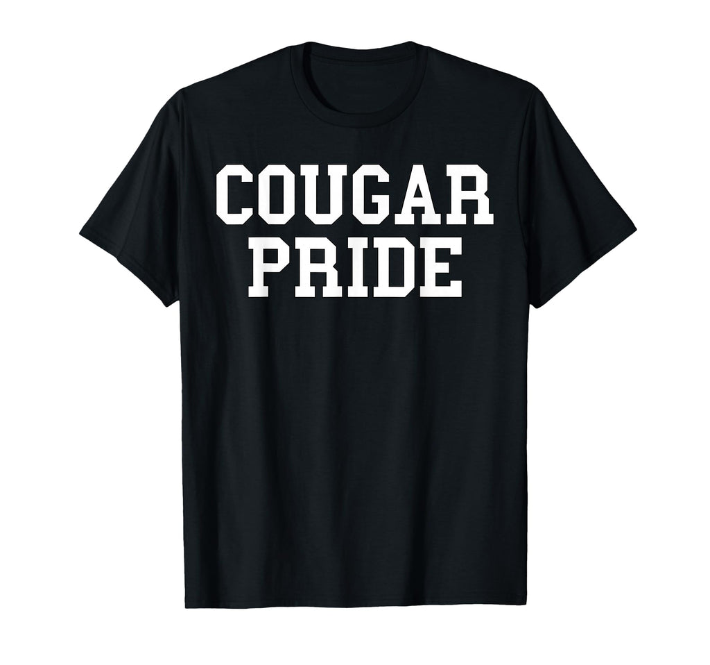 Cougar Pride Sports Fan School T-Shirt - Casual Everyday Wear for Adults