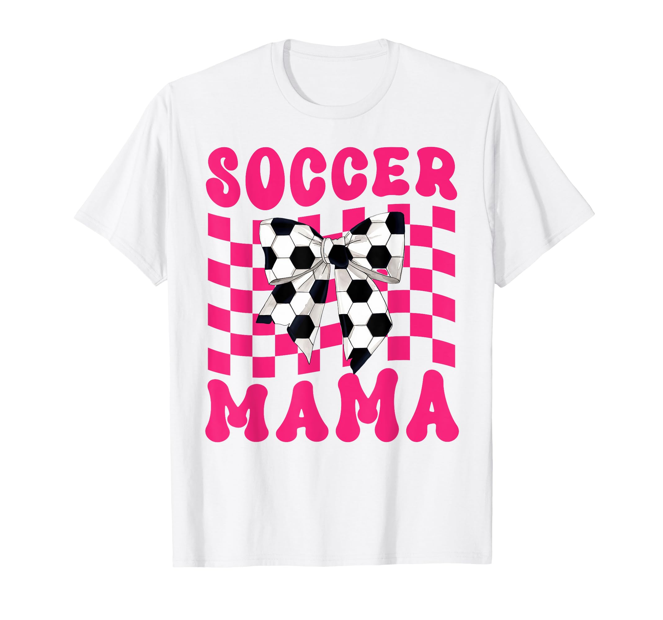 Soccer Mama Coquette Bow Soccer Mom T-Shirt - Streetwear Style Men Women