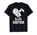 Soccer Volleyball Sister Funny Ball T-Shirt - Streetwear Style for Adults