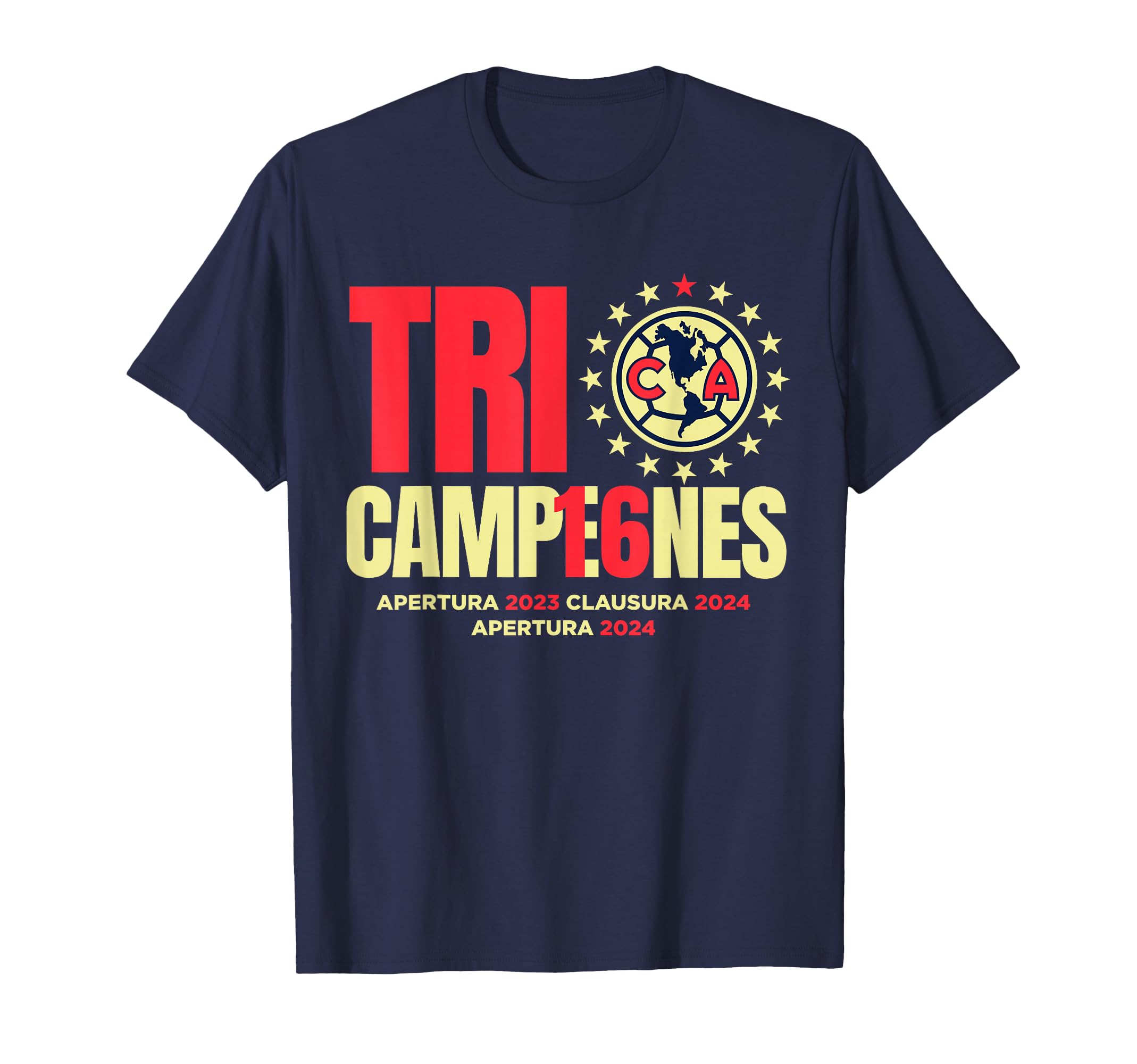 Club America Champions 2024 Opening T-Shirt - Graphic Print for Adults