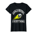 Goals Before Everything Soccer T-Shirt - Trendy Graphic Unisex