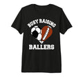 Busy Raising Ballers Soccer T-Shirt - Casual Everyday Wear for Adults