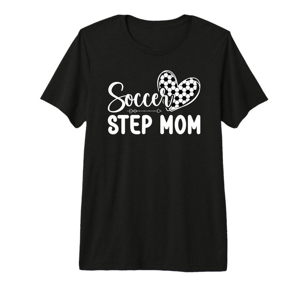 Soccer Step Mom Soccer Player Step Mother T-Shirt - Trendy Graphic Unisex