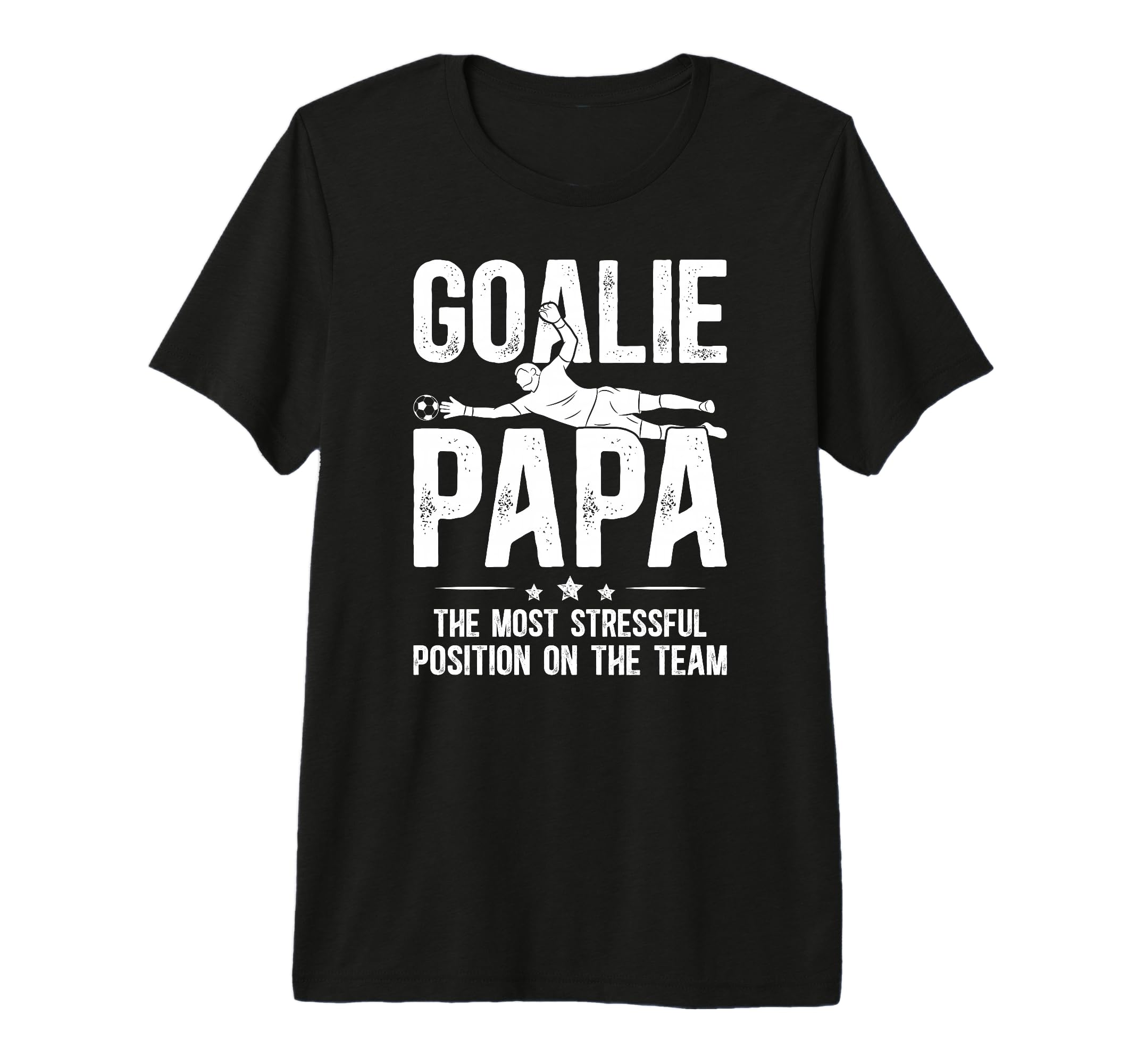 Mens Soccer Goalie Papa Definition Soccer T-Shirt - Novelty Apparel Unisex