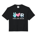 Soccer Lover Soccer Player Game Day Peace T-Shirt - Unique Graphic Unisex