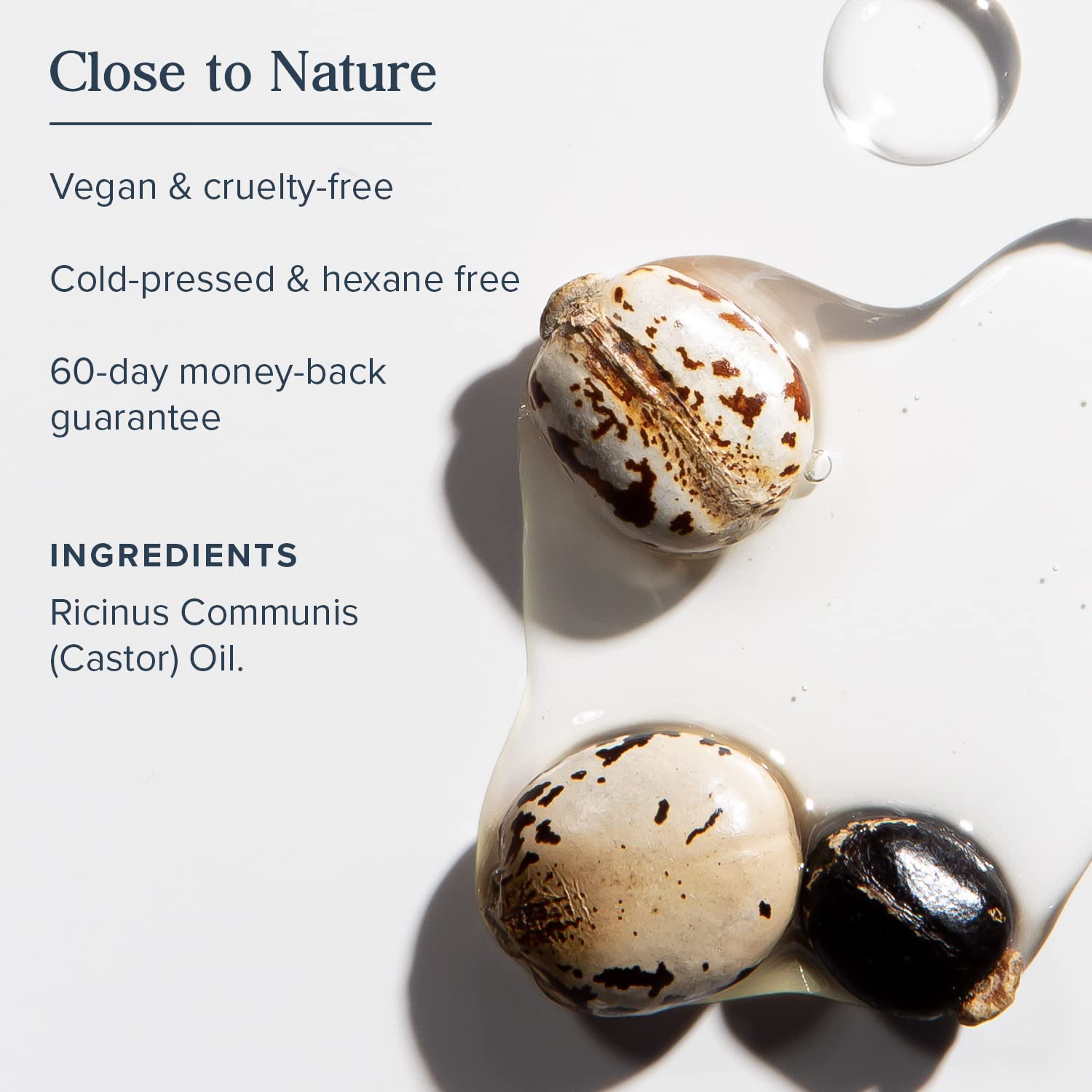 Heritage Products Castor Oil, Pure, Hexane Free (4 Fl Oz)