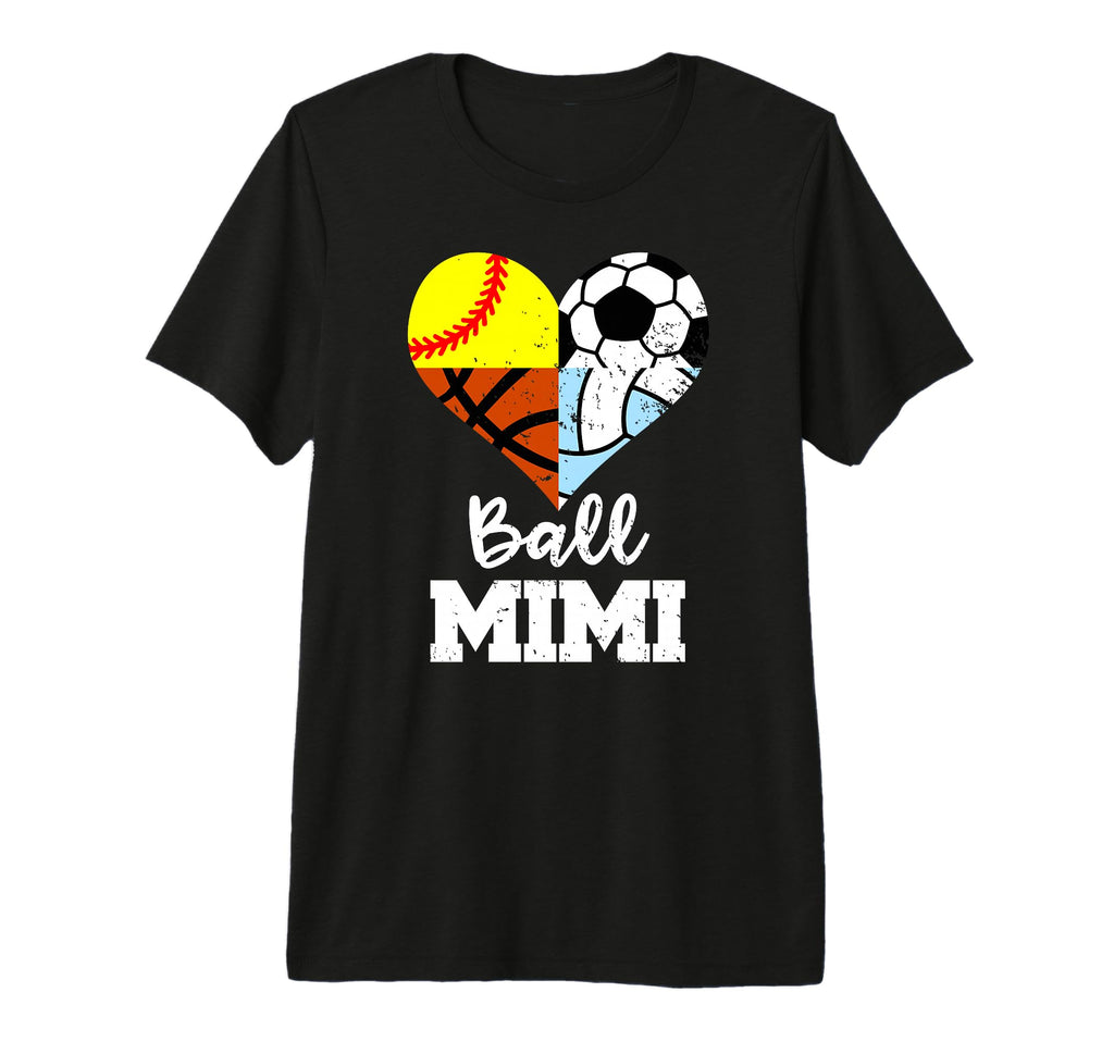 Ball Mimi Soccer Softball Volleyball T-Shirt - Novelty Apparel Men Women