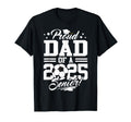 Proud Dad 2025 Senior Graduate Soccer T-Shirt - Novelty Apparel for Adults