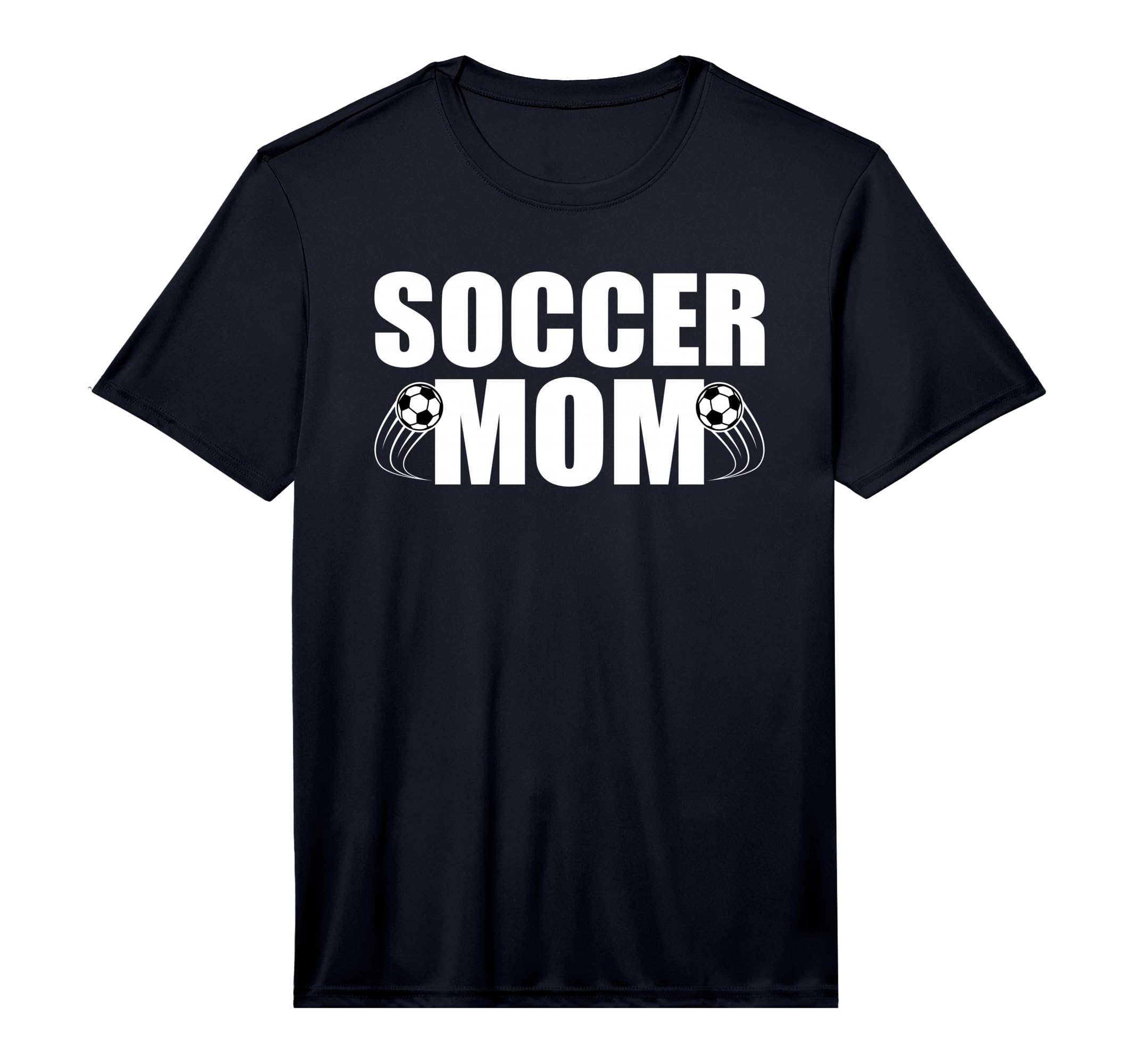 Mens Flying Soccer Ball Soccer Mom T-Shirt - Aesthetic Graphic Unisex